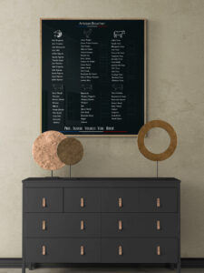 PRIX HALAL trendy-cabinet-with-metal-sculptures Tableau prix boucherie halal