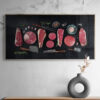 TOUTE VIANDE contemporary-vase-sitting-on-shelf Tableau Décoration Boucherie Moderne