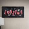 TOUTES VIANDES square-floor-lamp-next-to-wall Tableau Décoration Boucherie Moderne