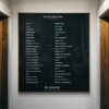 PRIX CHARCUTERIE interior-hallway-wall Tableau prix charcuterie
