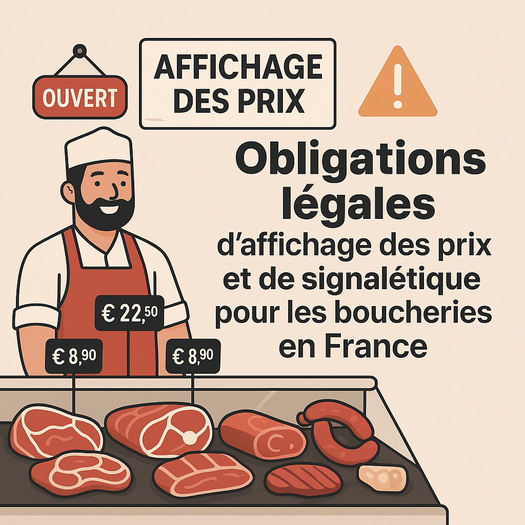 Affichage des prix obligatoire boucherie