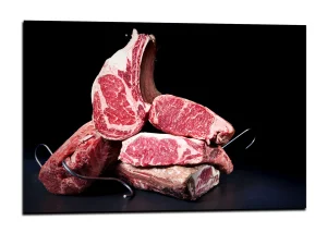 Boeuf mature - visuel du tableau Tableau Décoration Boucherie – Pièces de Bœuf Maturé