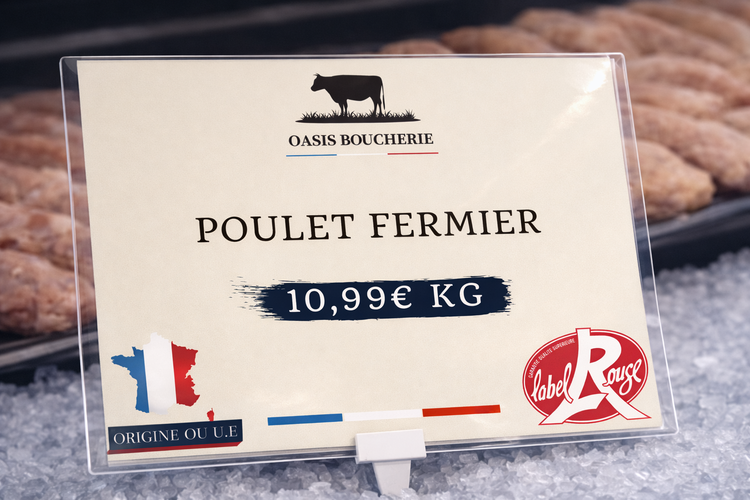 Étiquette personnalisée (sans support)